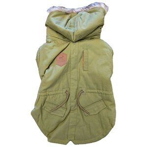 Hotel Doggy Coat with Hood Military Olive